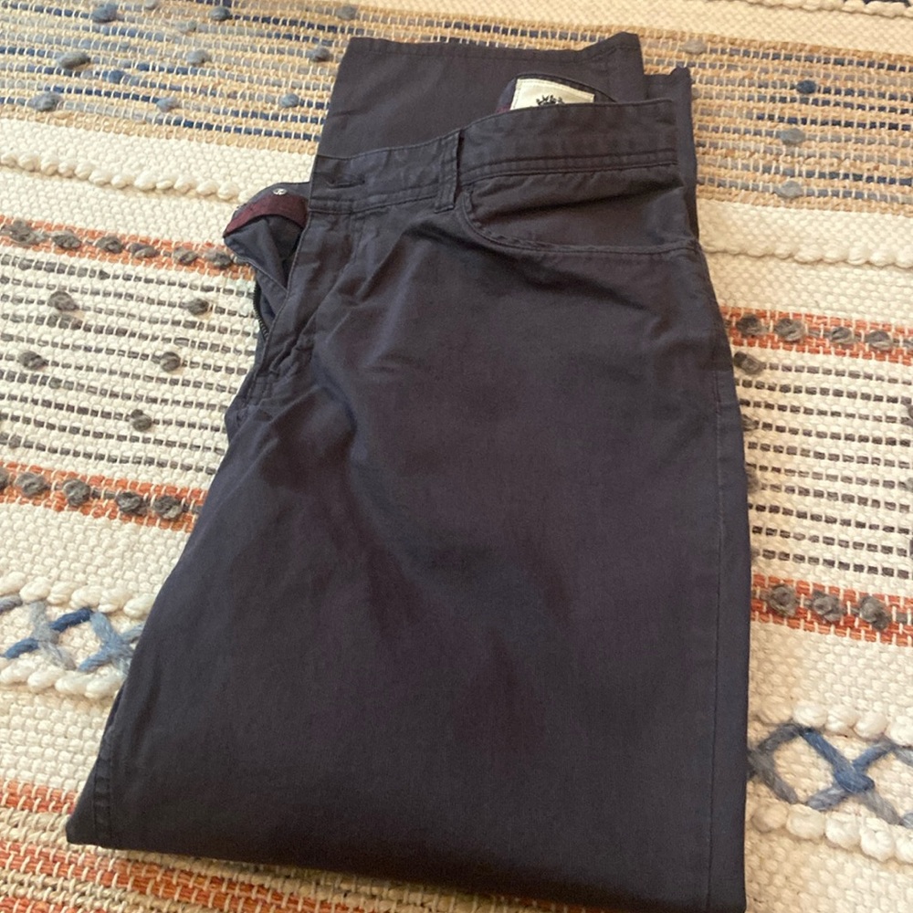Men’s English Laundry straight leg pants dark charcoal size 36 w x 32 l